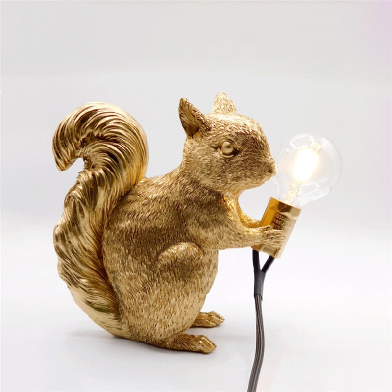 Colorful Woodland Animal Desk Lamp