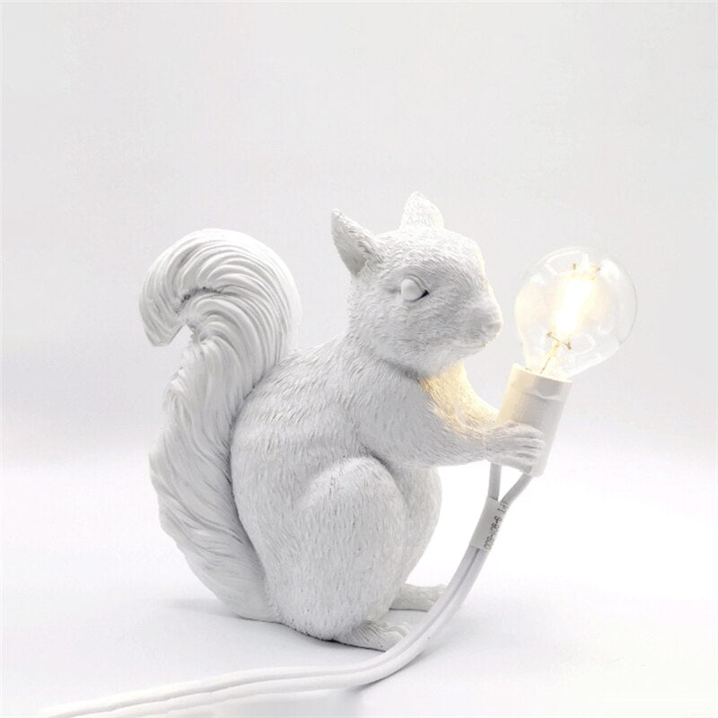 Colorful Woodland Animal Desk Lamp