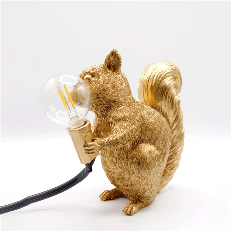 Colorful Woodland Animal Desk Lamp