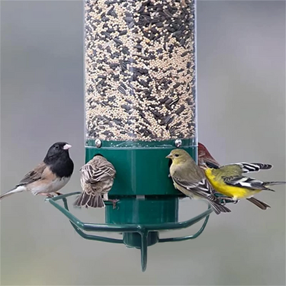 Squirrel Proof Bird Feeder Hanging Design with Four Feeding Ports 6
