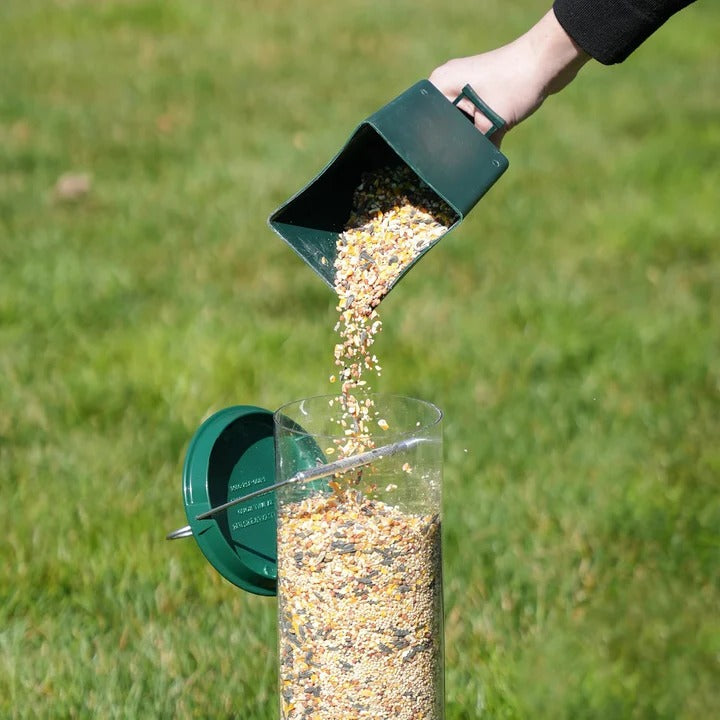 Squirrel Proof Bird Feeder with Durable Metal Cage Design – Large Capacity, Easy to Maintain, 4 Feeding Ports 3