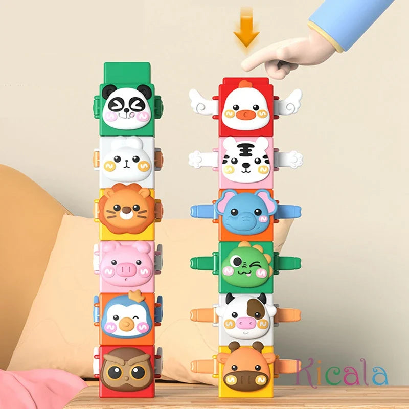 StackZoo - Educational building toys - Animal stacking set 4