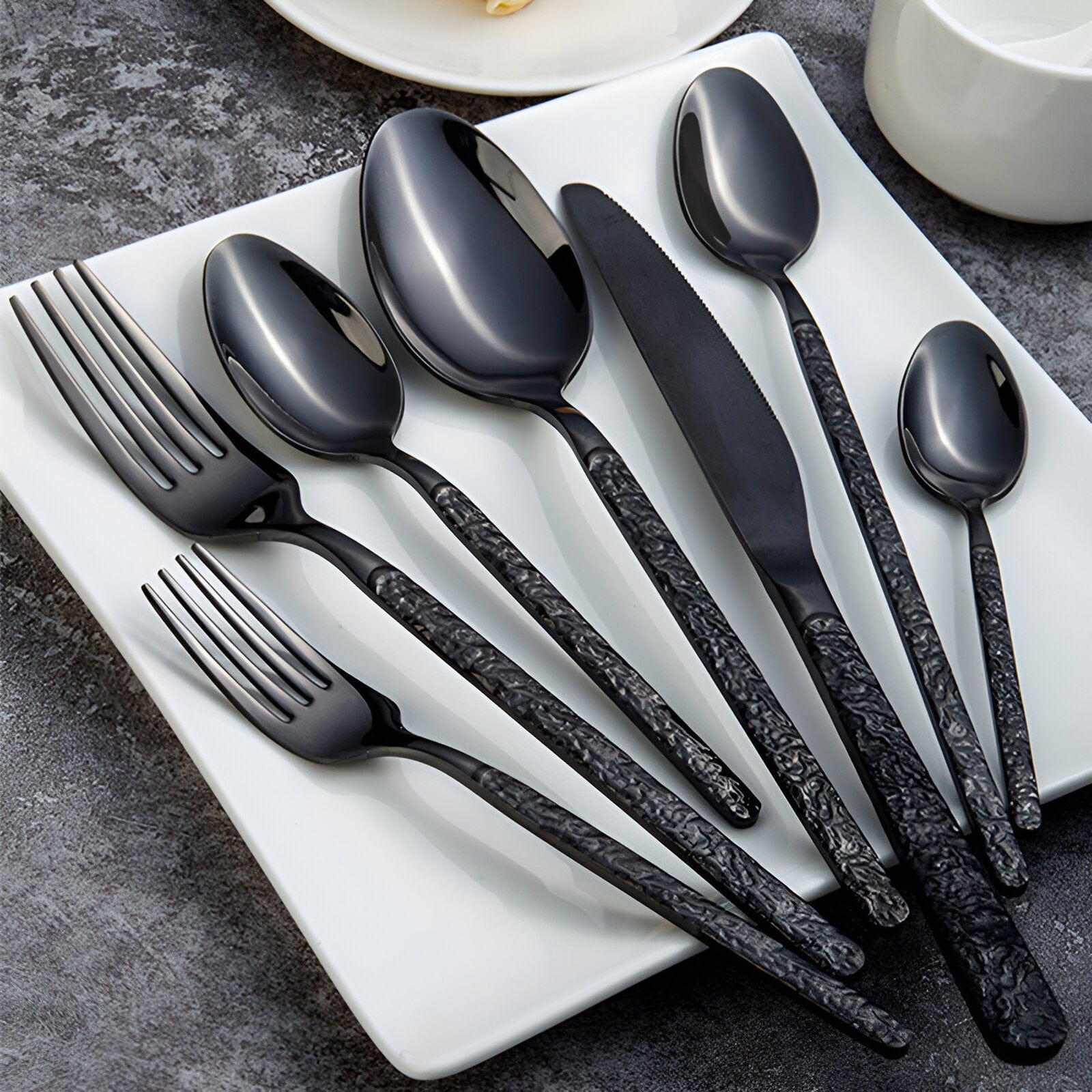 Rustic Country Dinner Forks and Knives Set - Lusomart