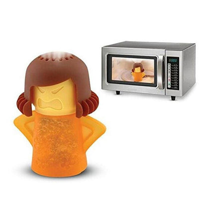 Easy Clean Microwave Steam Cleaner with Colorful Design - Lusomart