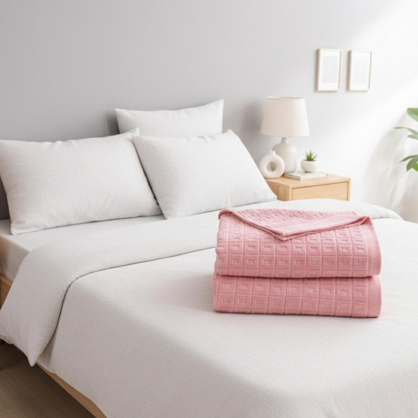 Lightweight Breathable Summer Quilt Blanket