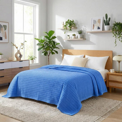 Lightweight Breathable Summer Quilt Blanket