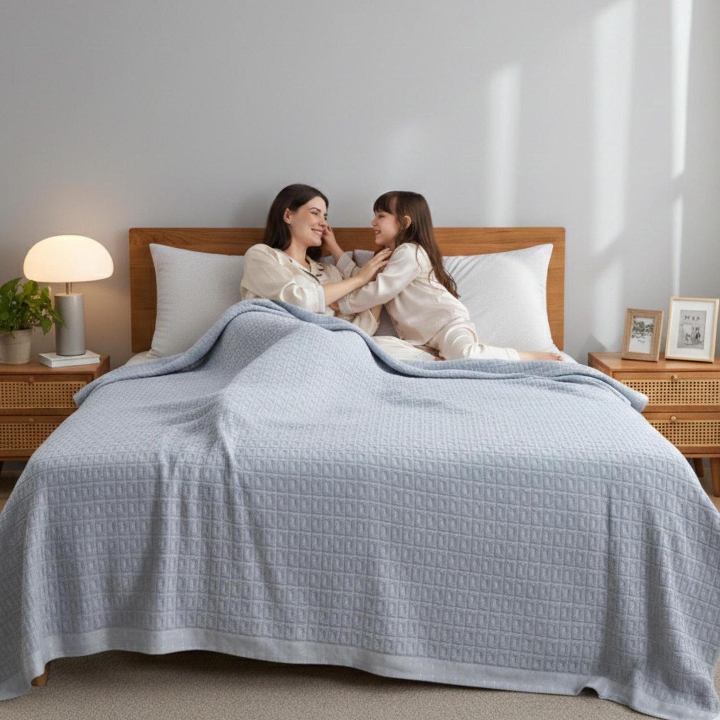Lightweight Breathable Summer Quilt Blanket
