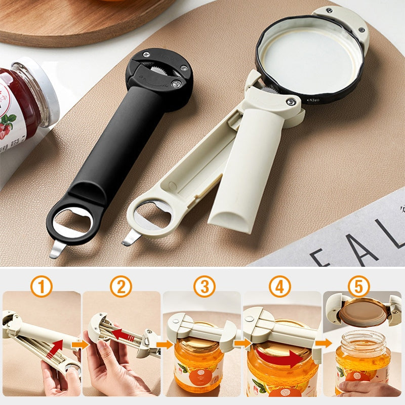 StellarSteel | Versatile Adjustable Stainless Steel Bottle Opener 2