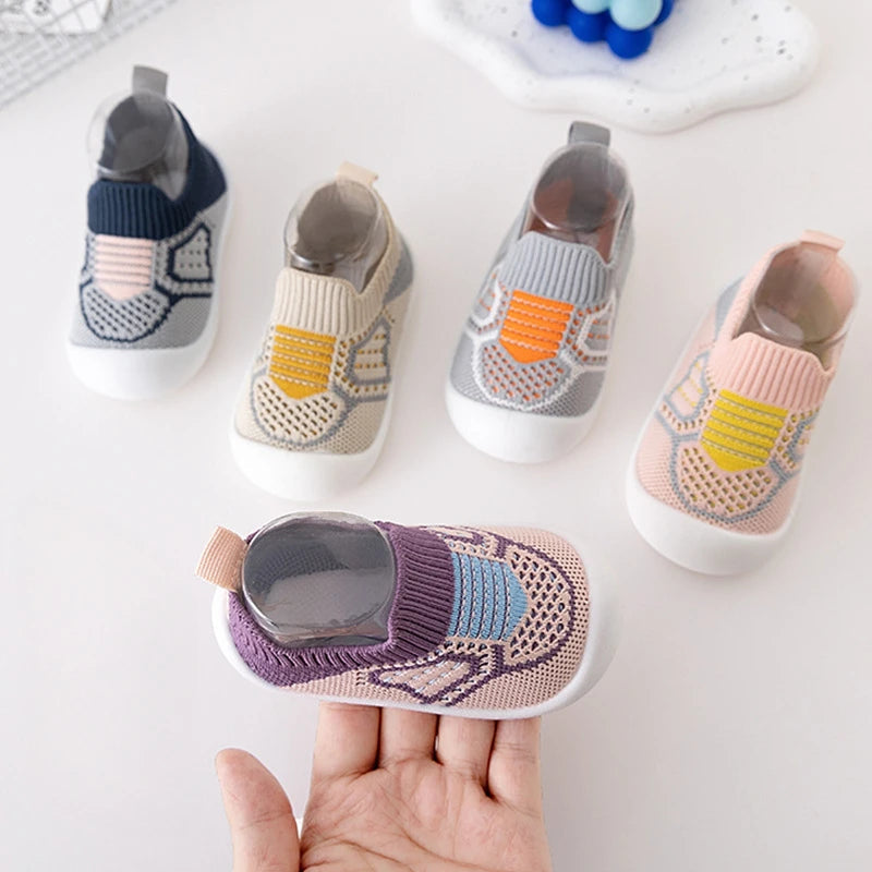 Stylish Toddler Shoes for Indoor and Outdoor - Comfortable Non-Slip Baby Shoes, Sizes 20 to 26