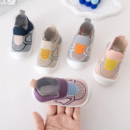 Stylish Toddler Shoes for Indoor and Outdoor - Comfortable Non-Slip Baby Shoes, Sizes 20 to 26
