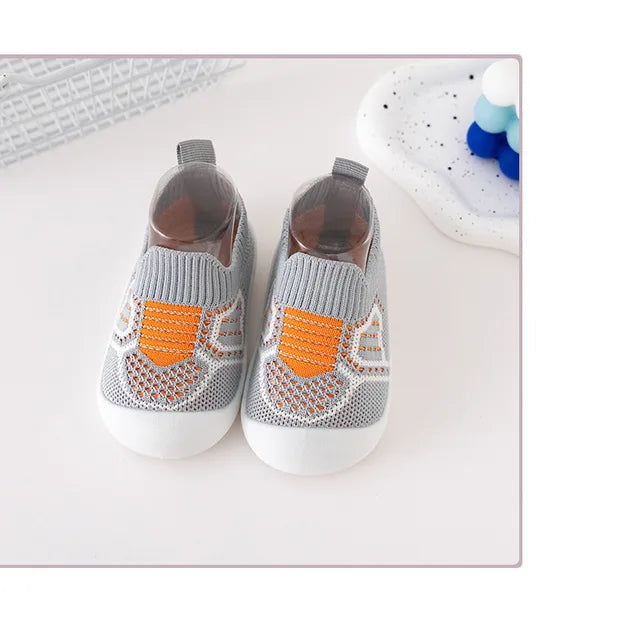 Stylish Toddler Shoes for Indoor and Outdoor - Comfortable Non-Slip Baby Shoes, Sizes 20 to 26