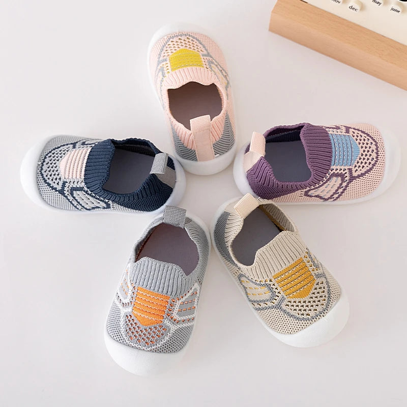 Stylish Toddler Shoes for Indoor and Outdoor - Comfortable Non-Slip Baby Shoes, Sizes 20 to 26