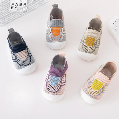 Stylish Toddler Shoes for Indoor and Outdoor - Comfy Non-Slip Baby Shoes, Sizes 20 to 26