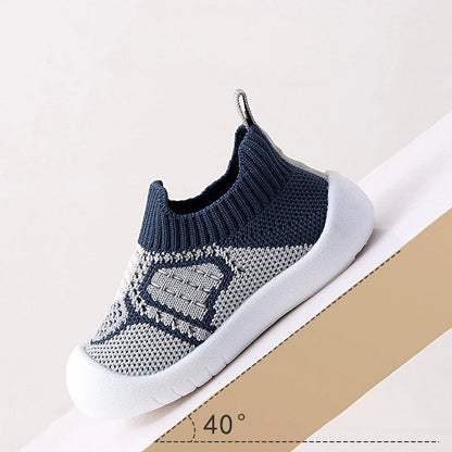 Stylish Toddler Shoes for Indoor and Outdoor - Comfortable Non-Slip Baby Shoes, Sizes 20 to 26