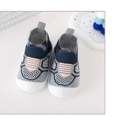 Stylish Toddler Shoes for Indoor and Outdoor - Comfy Non-Slip Baby Shoes, Sizes 20 to 26