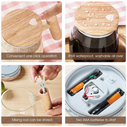 StirMate™ - Smart Self-Stirring Mug Inovessa