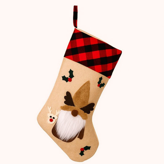 Warm Festive Holiday Stocking - Lusomart
