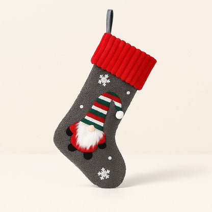 Fun Gnome Christmas Holiday Stocking - Lusomart