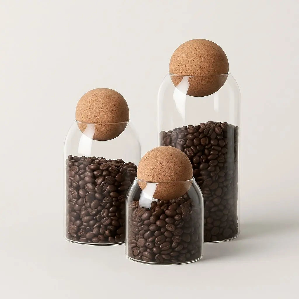 Clear Kitchen Canister Jar Set - Lusomart