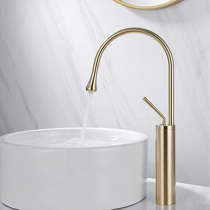 Stylish Bathroom Faucet - Sleek Rotating Tap Design