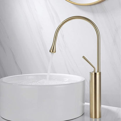 Stylish Bathroom Faucet - Sleek Rotating Tap Design
