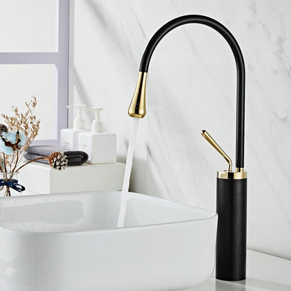 Stylish Bathroom Faucet - Sleek Rotating Tap Design