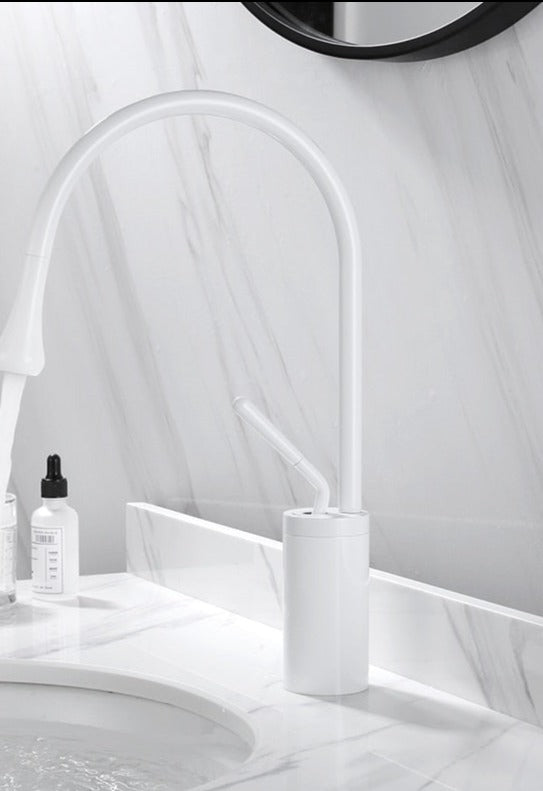 Stylish Bathroom Faucet - Sleek Rotating Tap Design
