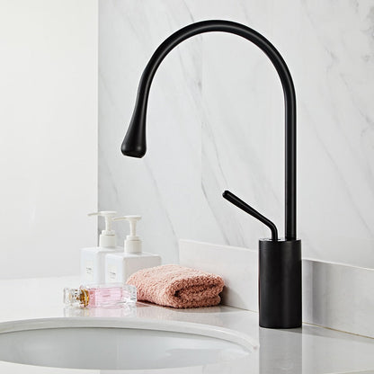 Stylish Bathroom Faucet - Sleek Rotating Tap Design