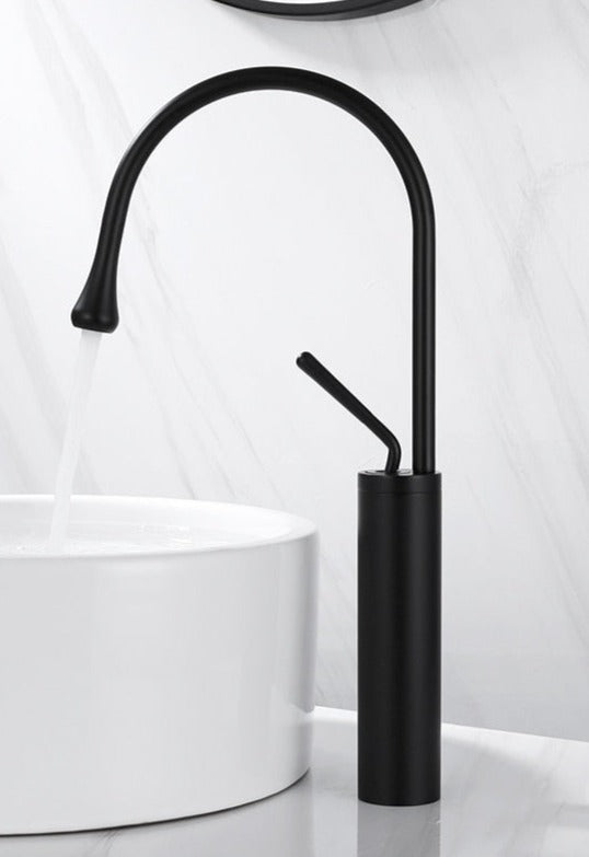 Stylish Bathroom Faucet - Sleek Rotating Tap Design