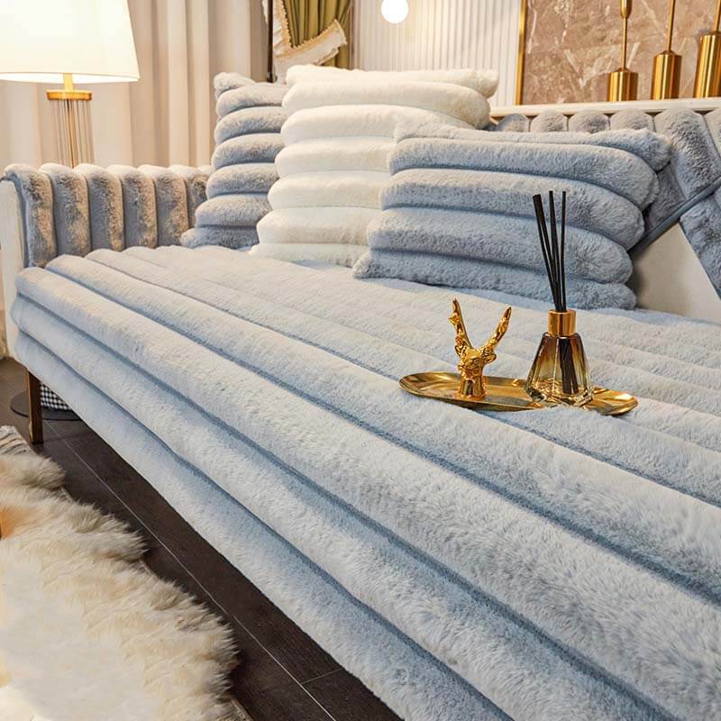 Soft Patterned Slip Resistant Sofa Cover for Home