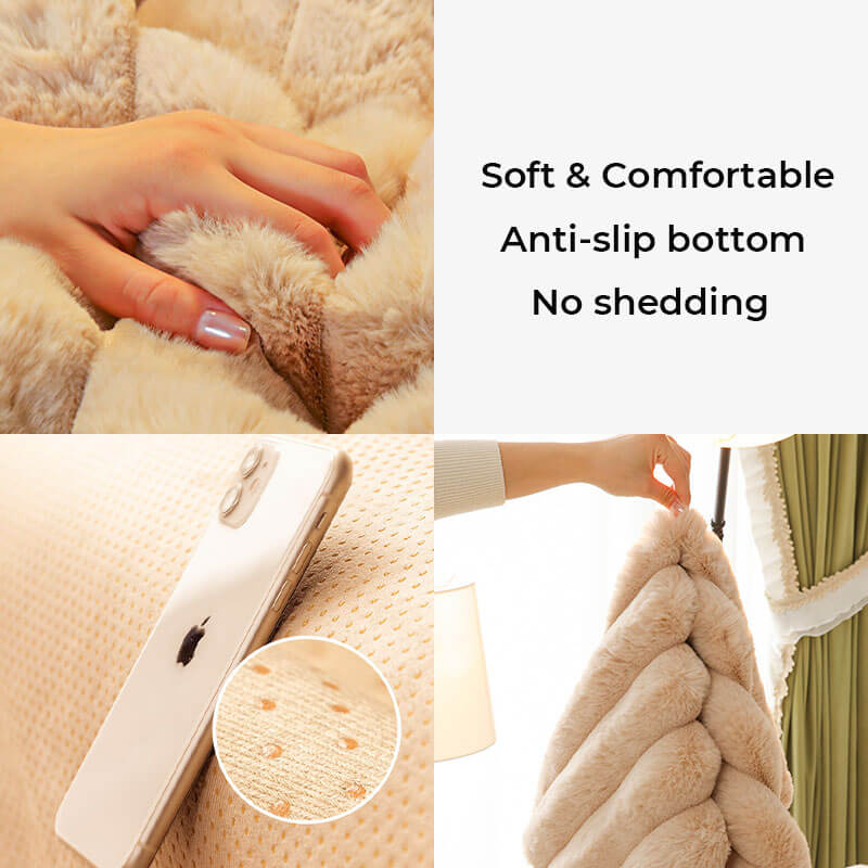 Soft Patterned Slip Resistant Sofa Cover for Home