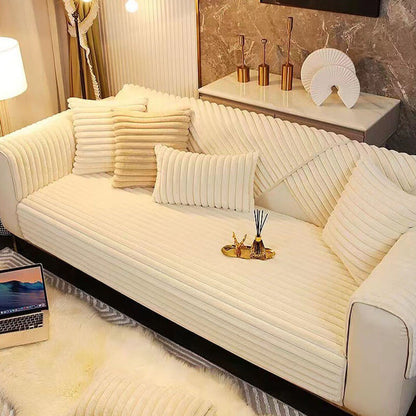 Soft Patterned Slip Resistant Sofa Cover for Home
