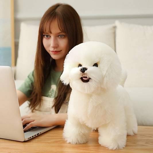 Cuddly Plush Dog Toy Soft Friend for Children - Lusomart
