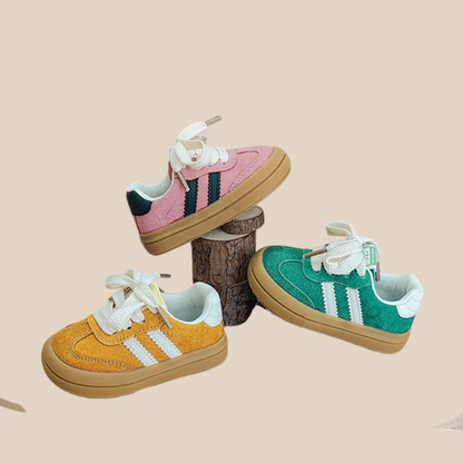 Colorful Kids Shoes - Soft Lace Up Sneakers - Lusomart