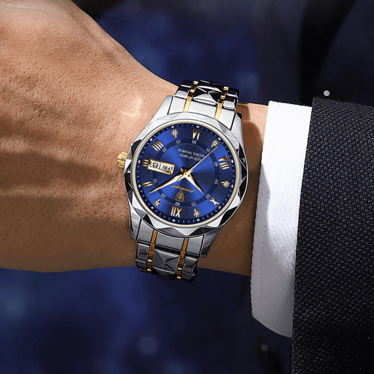 Classic Stainless Steel Mens Watch