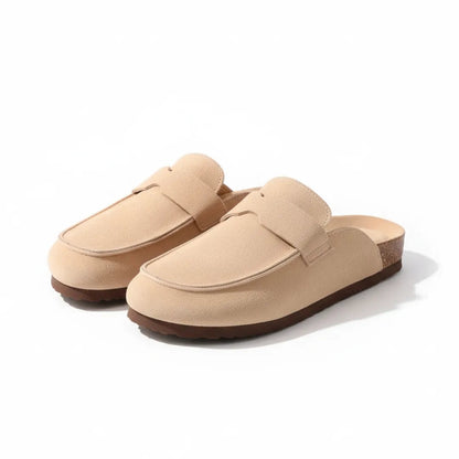 SuedeLuxury | Elegant Cozy Women's Clogs with Sturdy Cork Sole 6