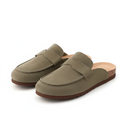 SuedeLuxury | Elegant Cozy Women's Clogs with Sturdy Cork Sole 9