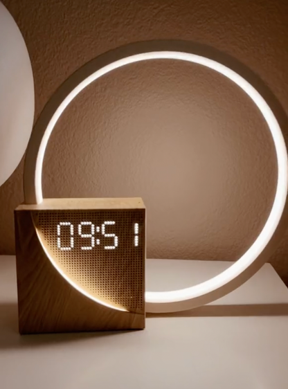 Bright LED Wake Up Clock Lamp