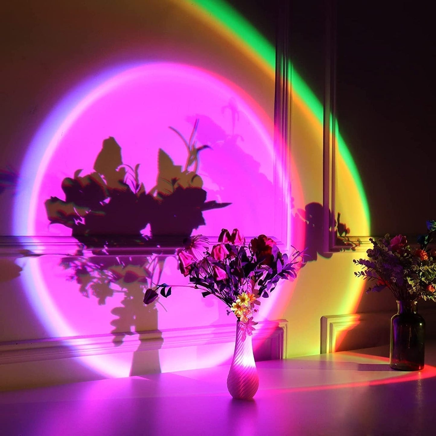 Colorful USB Desk Lamp with Warm Sunset Effects