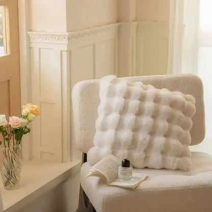 Plush Rabbit Soft Faux Fur Blanket for Winter Warmth