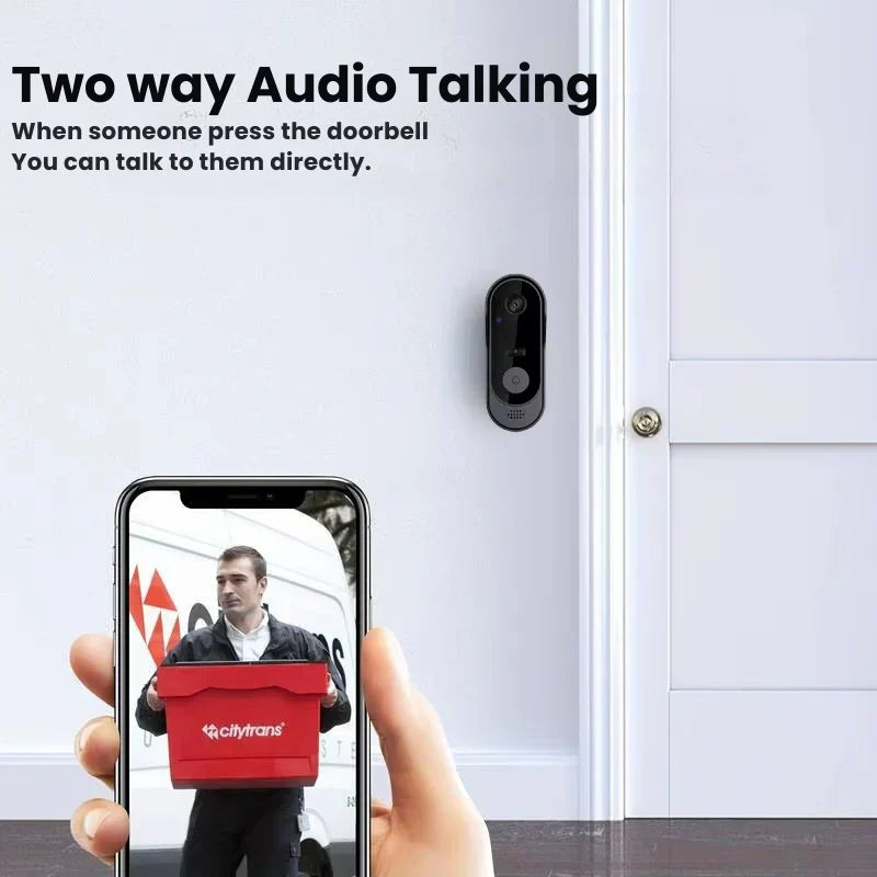 Smart Wireless Doorbell Camera with HD Video Motion Detection
