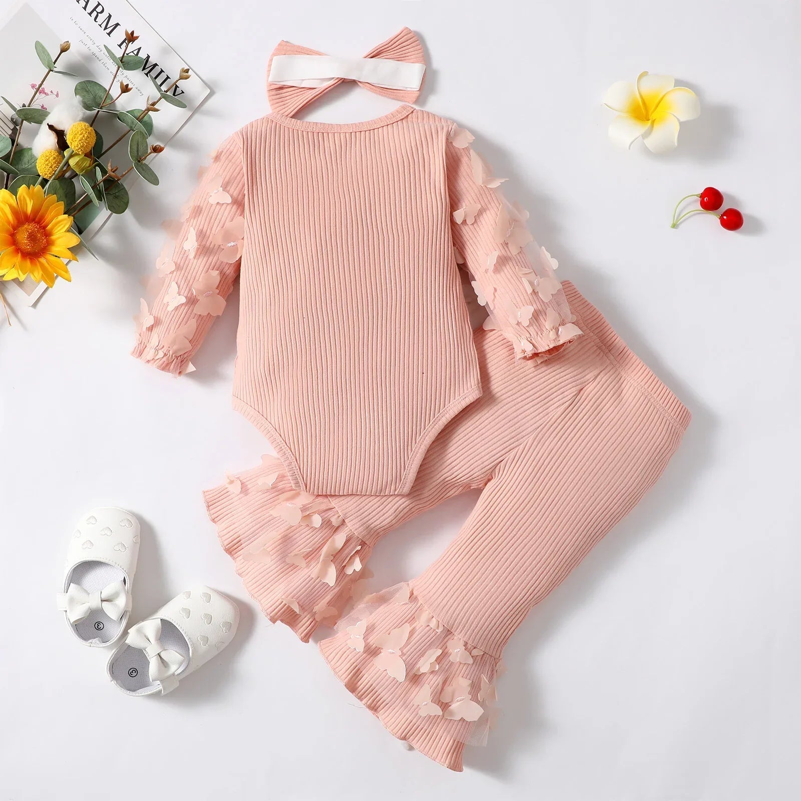 Adorable Baby Girl Clothes Set Daddy's Girl Design - Lusomart