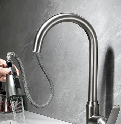 Stylish Kitchen Faucet with Pull-Out Sprayer