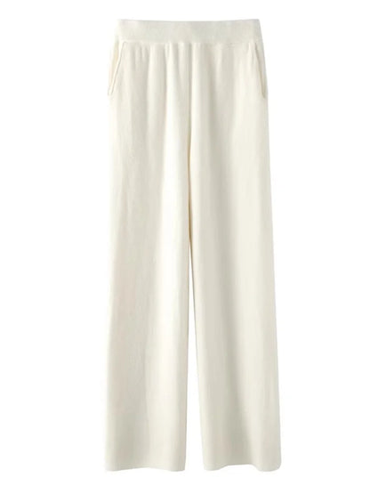 Luxurious High-Waist Cashmere Soft Pant