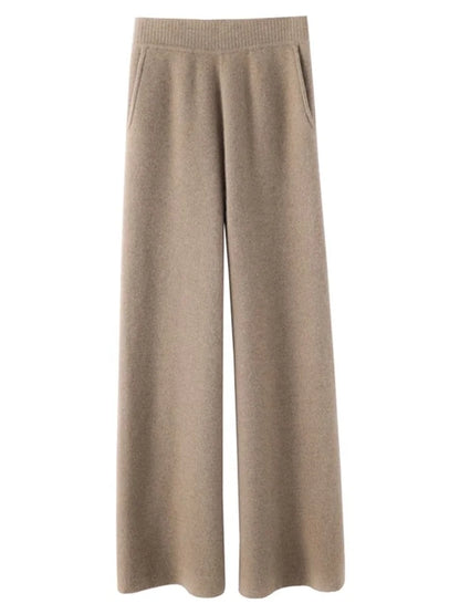 Luxurious High-Waist Cashmere Soft Pant