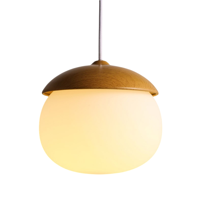 Rustic Wood Pendant Light with Classic Warm Glow - Lusomart