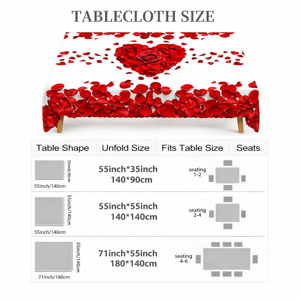 Lovely Floral Patterned Table Cover