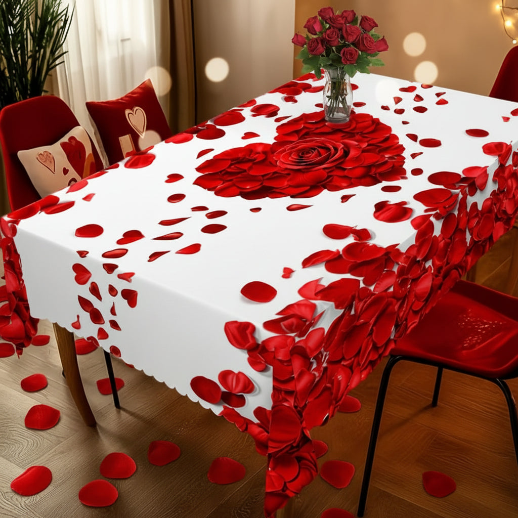 Lovely Floral Patterned Table Cover