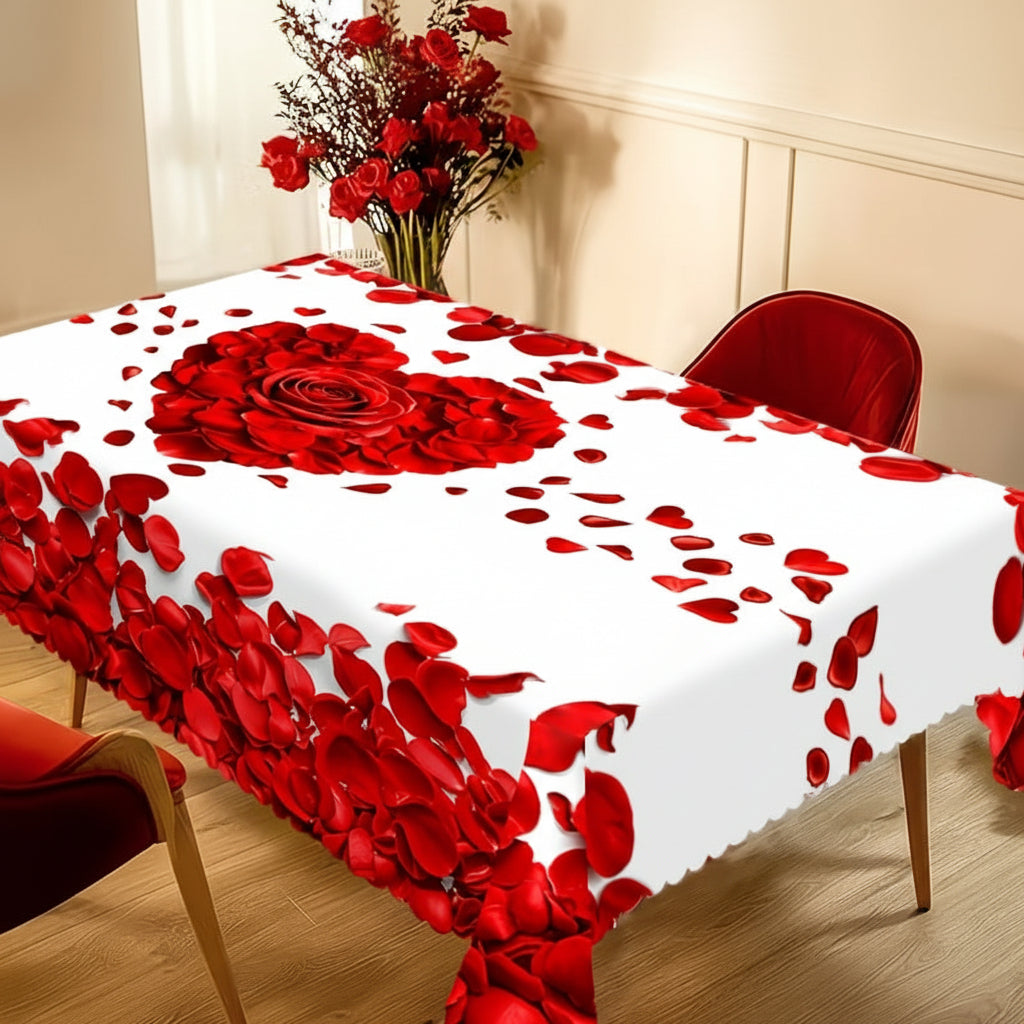 Lovely Floral Patterned Table Cover