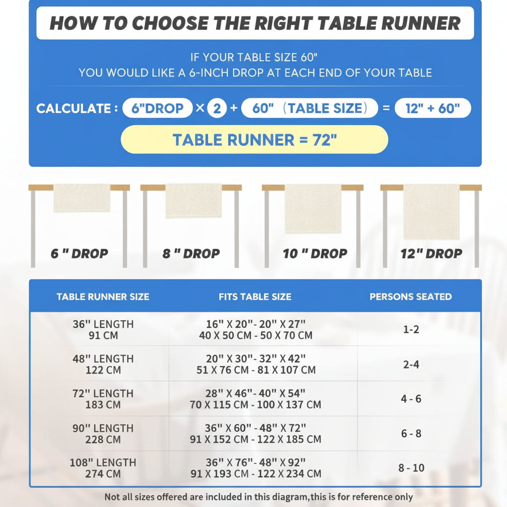 Stylish Table Runner for Dining Room Decoration